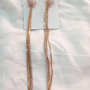 Golden Long Earrings