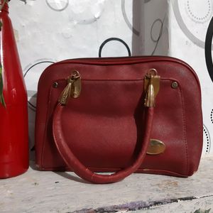 Cherry Colour Hand Bag