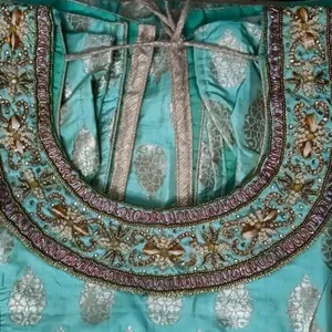 Silk Kurta With Banarsi Design Dupatta