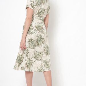 FIG Tropical Print Shirt Dress