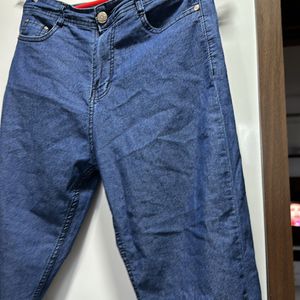 Adbucks Straight Fit High Rise Jeans