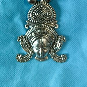 Maa Durga oxidised Neckpiece