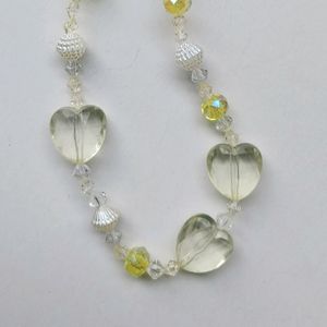 Yellow Heart Phone Charm