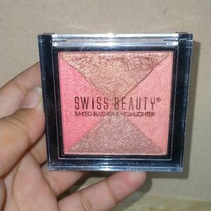 Swiss Beauty Baked And Blusher Highlighter