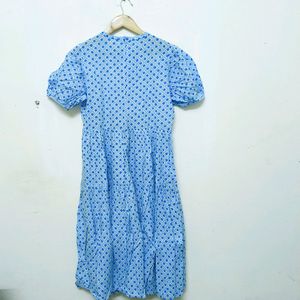 Trendy New Blue Cotton Top For Women