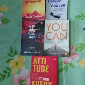 5 Books - Can Buy Single Book Also📚
