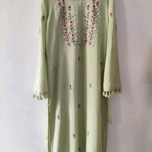 Embroidered Kurta Suit Set