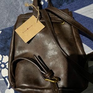 Leather Bagpack