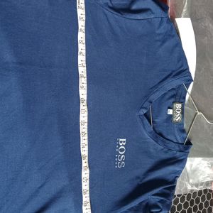 HUGO BOSS Navy Blue Men's Tshirt