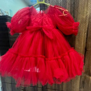 Red Colour Frock