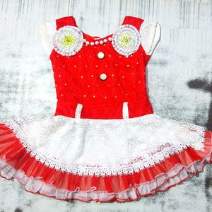 11 To 24 Months Baby Girls Dress With Legging