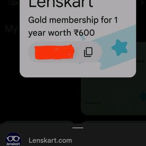 lenskart 1YEAR free gold membership...💎💎😍 😍