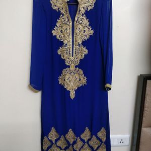 Festive Blue Kurti