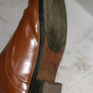 Men Formal Shoes Tan Color