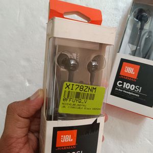 Jbl c150si earphone pack of 3 brand new orignal