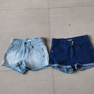 Denim Shorts 26 Waist