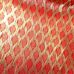 Beautiful Red And Golden Saree