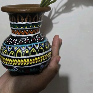 Hand Painted Pot