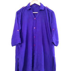 Xxl Purple Casual Top (Women's)