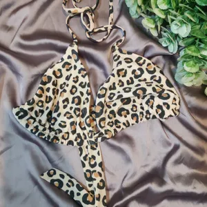 Animal print bikini