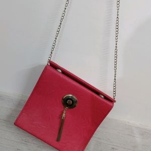 Carrot Red Sling Bag