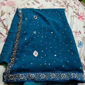 Full Work Geogergette Saree