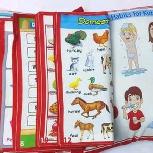 Kid's Learning Cotton Pillow Book