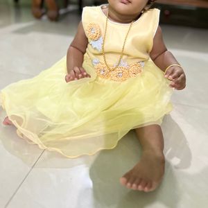 Yellow Baby Girl Dress