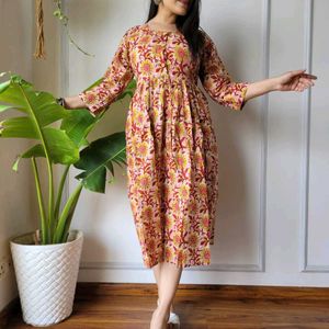 Bagru Handblock Printed One Piece Dresses👗