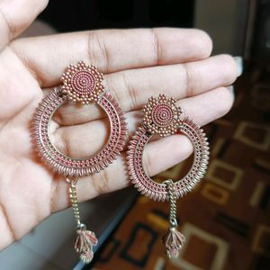 Rose gold Jhumka💗🥹