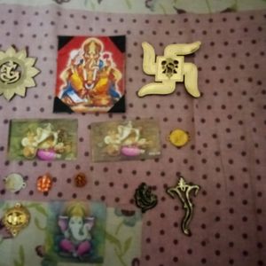 Excellent 14 Pieces God Set..Very Lovely Ganesh Ji