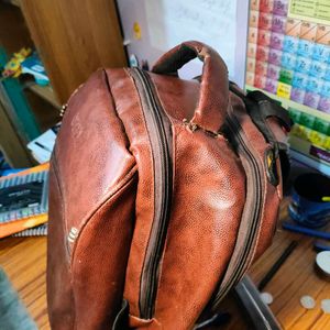 Leather Backpack For Men And Women 25L