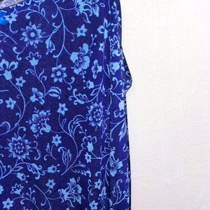 Trendy New Blue Sleeveless Top For Women