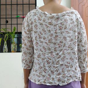 Flower Printed Tops