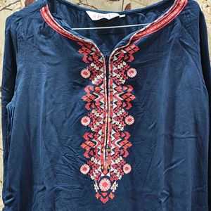 Biba Women Embroidered Kurti