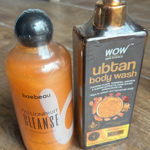 Baebeau and Wow Ubtan Bodywash