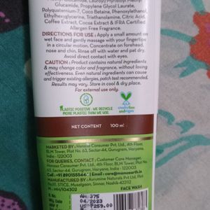 Mamaearth Coffee Facewash