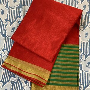 Red Festive Sari