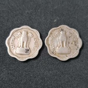 10 Naye Paise Coins of 1957 & 1959