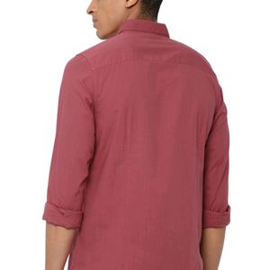 Allen Solly Men's Regular Fit Solid Casual Shirt