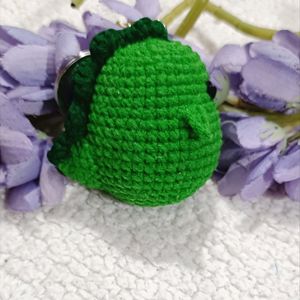 Amigurumi Rhinosaur Keychain