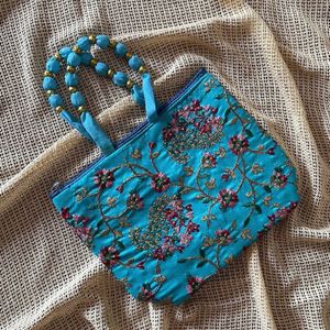 SALE - Embroidered Handbag