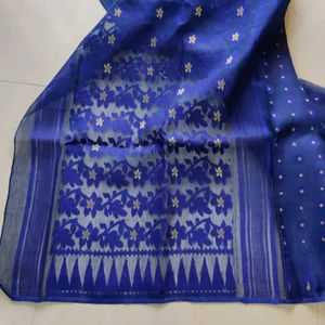 Ravishing 💜 💙 Cotton Silk jamdani