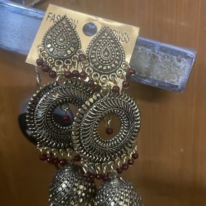 Party Wear Jhumka Earings