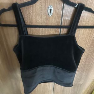 A Velvety Black Tank Top