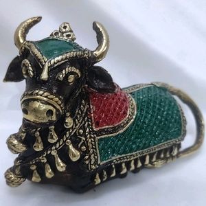 Metal Nandi Fengshui Statue