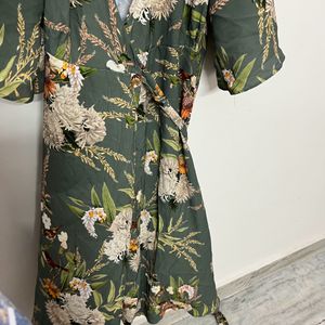 Women Front Cut Dress