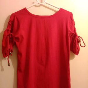Red Women's Top "Small"
