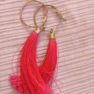 Accessorize Pink And Gold Earrings