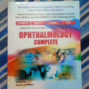 OPHTHALMOLOGY COMPLETE Book (Notebook + MCQ)